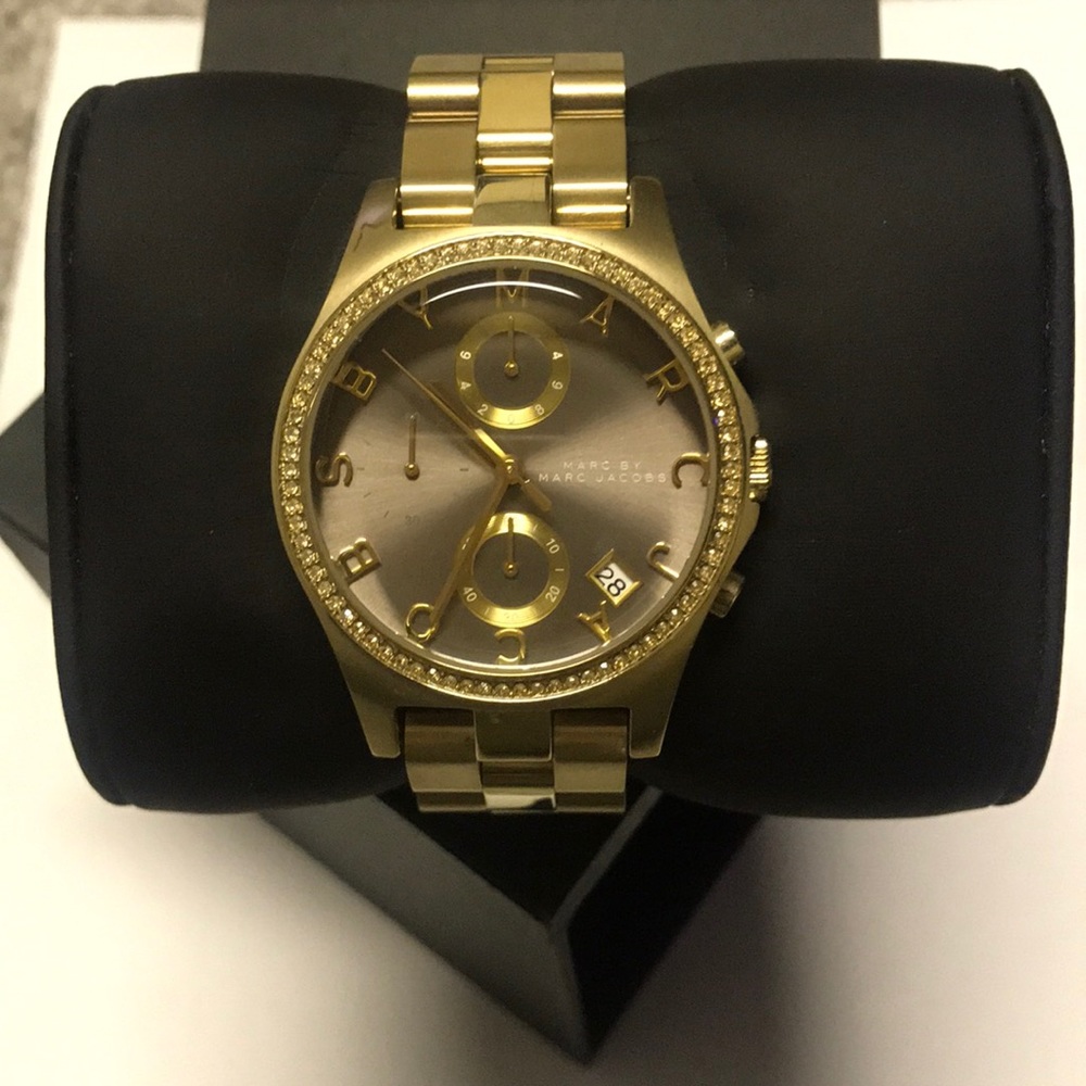NEW Marc by Marc Jacobs gold watch